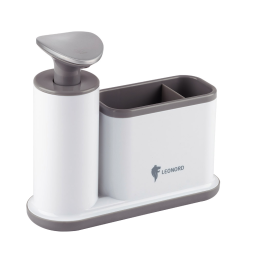 Mallony Диспенсер для жидкого мыла/моющего средства SAUBER (с органайзером для хранения) 105845-SK