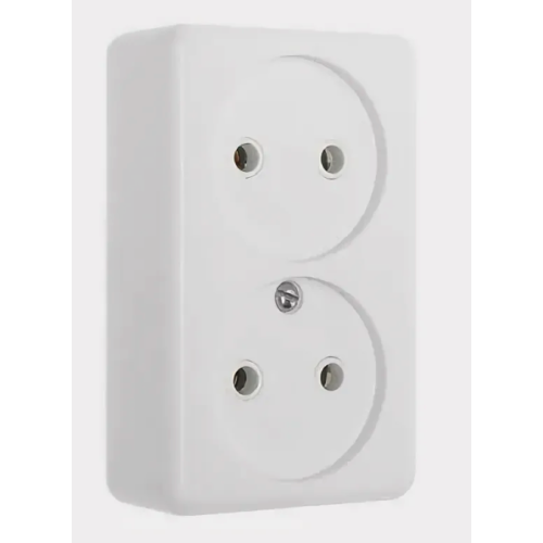Розетка отк. уст. 2-мест. РА 16-009
