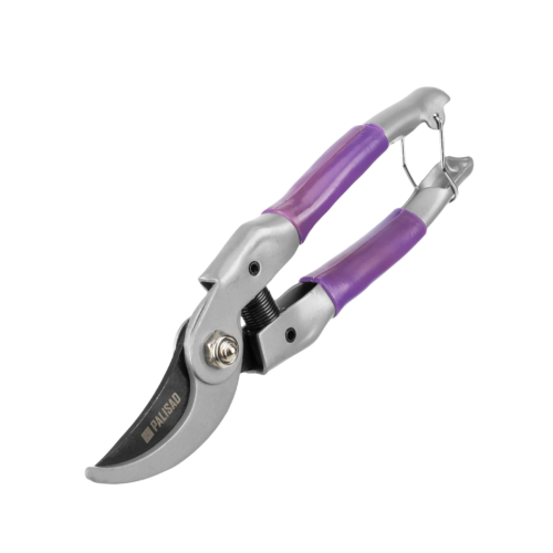 Секатор прямого реза, 225 мм, металлические рукоятки, ПВХ оболочка, BASE Palisad 60443