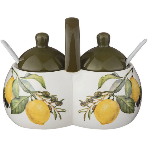 Банка 2 Секции Agness Лемон Три 17*10*13 См / 2х320 Мл 358-1788