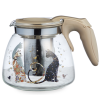 Заварочный Чайник Agness С Фильтром Парижские Коты 900 Мл. 885-118