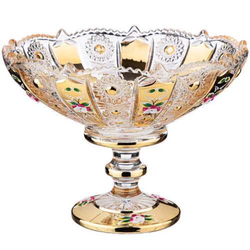 Конфетница Lefard Gold Glass 19,5*19,5 См. Высота=15 См. 195-171