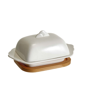 ALPENKOK Масленка на бамбуковой подставке AK5-0024