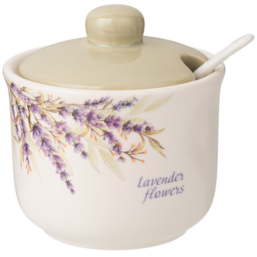 Сахарница С Ложкой Agness Душа Прованса 10*9,5 См 300 Мл 358-2057