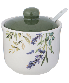 Lefard Сахарница С Ложкой Agness Лаванда 10*9,5 См 300 Мл 358-2161