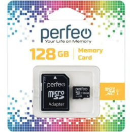 Perfeo Карта памяти microSDXC 128GB High-Capacity (Class 10) UHS-1
