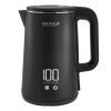 Чайник электрический 2000 Вт, 1,8 л DELTA LUX DE-1023, двойной корпус, LCD дисплей, 5 режимов, черный
