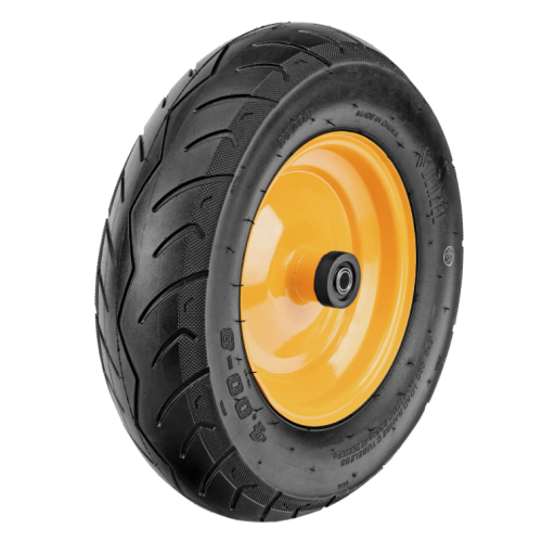 Колесо пневматическое бескамерное 16х4.00-8 D410мм, d20мм, длина оси 104мм Denzel 689535