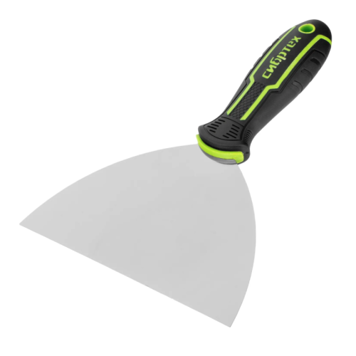 Шпательная лопатка из нержавеющей стали, 150 мм, 2-компонентная рукоятка Сибртех 85630