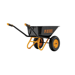 Denzel Тачка строительная, усиленная, объем 120 л, 350 кг, двухколесная, колесо 16х4.00-8 689365