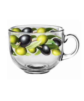 ДЕКОСТЕК Кружка для бульона 450 мл Оливки 2027-Д