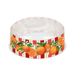 DELTA Крышка для СВЧ "Bergamo" 250 мм с декором Сицилия (бесцветный) 223136101/00