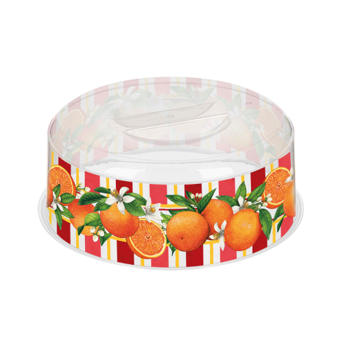 Крышка для СВЧ "Bergamo" 250 мм с декором "Сицилия" (бесцветный) 223136101/00