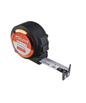 Sturm Рулетка с автостопом, 8x25мм, soft touch, 2x сторонняя шкала, магнит, 2010-14-8-25