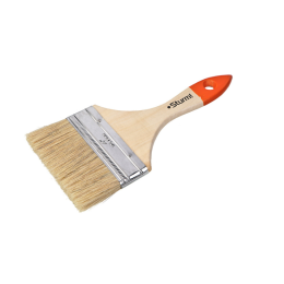 Sturm Кисть плоская Практик 4" (100мм), натур. щетина, деревянная ручка, PROMO 9040-21-100SP