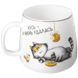 Lefard Кружка Счастье Есть 450 Мл 85-2089