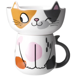 Lefard Набор Для Завтрака Cat, 2 Пр.: Салатник 500Мл, Кружка 450Мл 260-1081