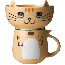 Lefard Набор Для Завтрака Cat, 2 Пр.: Салатник 500Мл, Кружка 450Мл 260-1083