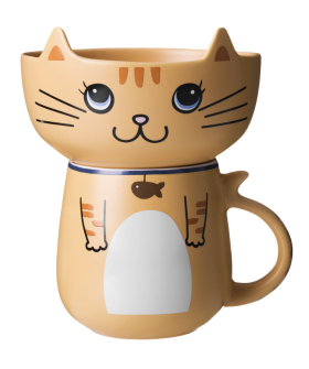 Lefard Набор Для Завтрака Cat, 2 Пр.: Салатник 500Мл, Кружка 450Мл 260-1083