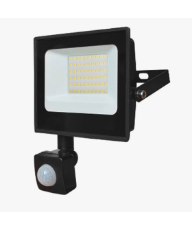 IONICH Прожектор светодиодный IFLSLED-DOB-ДД-50-865-BL-IP65 с инфракрасным датчиком движения