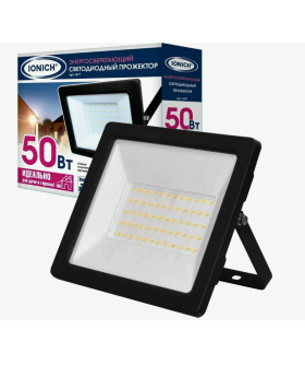 IONICH Прожектор светодиодный  IFLSLED-DOB- 50-865-BL-IP65