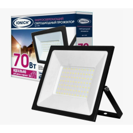 IONICH Прожектор светодиодный  IFLSLED-DOB- 70-865-BL-IP65