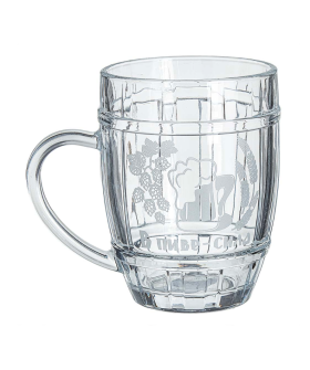 ДЕКОСТЕК Кружка для пива 500 мл В пиве - сила 3226/1-Г ДЕКОСТЕК Кружка для пива 500 мл В пиве - сила 3226/1-Г