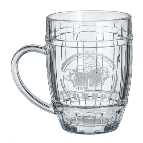 Бокал для пива ДЕКОСТЕК  500 мл Охота (Подарочный) 303-Д