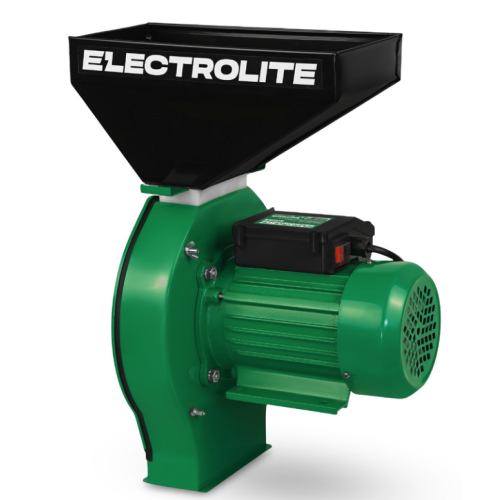 Зернодробилка ELECTROLITE ИЗБ-3 (2.5 кВт, бункер метал., круговое сито 4шт., 20 лезвий, зерно/кукуруза/корнеплоды 400/700 кг, об. 2850, вес 19,8 кг.)