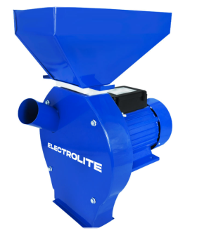 ELECTROLITE Зернодробилка ИЗБ-2 (2.5 кВт, бункер метал., круговое сито 4шт., 20 лезвий, зерно/кукуруза 400 кг, об. 2850, вес 19,5 кг.) ELECTROLITE Зернодробилка ИЗБ-2 (2.5 кВт, бункер метал., круговое сито 4шт., 20 лезвий, зерно/кукуруза 400 кг, об. 2850, вес 19,5 кг.)