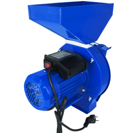 ELECTROLITE Зернодробилка ИЗБ-2 (2.5 кВт, бункер метал., круговое сито 4шт., 20 лезвий, зерно/кукуруза 400 кг, об. 2850, вес 19,5 кг.)