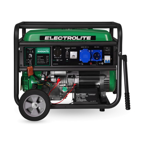 Генератор бенз. ELECTROLITE 9000ATS (7.0-8.0 кВт, автозапуск, эл. стартер, двиг. 445 куб.см,вес 92 кг)