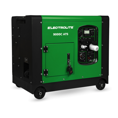 Генератор бенз. ELECTROLITE 9000C ATS (в комплекте с блоком автоматики), (4-х так, 8кВт, 2,6л/ч, 16л.с, двигат.445 куб.см.,бак 25л, автозапуск)