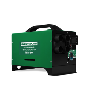 ELECTROLITE Автономная дизельная пушка (теплогенератор автономный) TSD 8.0(8000Вт, 6 режимов, корпус металл, 80кв.м, расх.топл. 0,16л/ч, расх.возд. 200м3/ч)