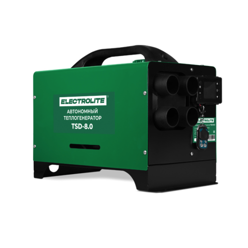 Автономная дизельная пушка (теплогенератор автономный) ELECTROLITE TSD 8.0(8000Вт, 6 режимов, корпус металл, 80кв.м, расх.топл. 0,16л/ч, расх.возд. 200м3/ч)
