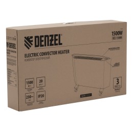 Denzel Конвектор электрический XCE-1500 B 1500 Вт, X-образный 98128