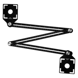 Складная регулируемая линейка для определения отверстий в керамической плитке V3043-2