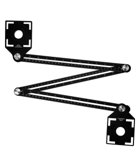 Складная регулируемая линейка для определения отверстий в керамической плитке V3043-2