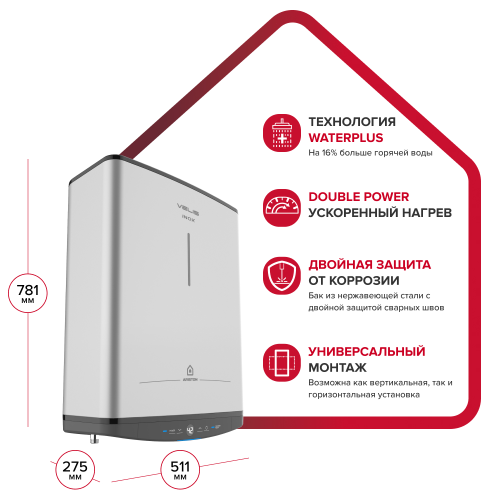 Водонагреватель электрический ARISTON ABSE VLS PRO INOX PW 50