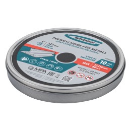 Gross Круг отрезной по металлу, 125 х 1,0 х 22,2 мм, SWA60TBF 10 шт. 743680