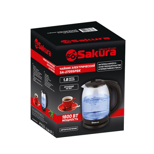 Электрический чайник Sakura HP-2709SPBK