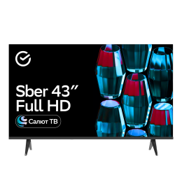 Sber Телевизор SDX 43F2124 черный