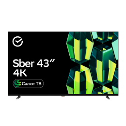 Sber Телевизор SDX 43U4124 черный