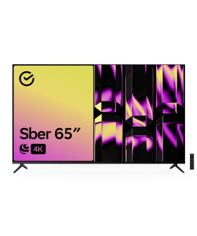 Sber Телевизор SDX 65U4124B черный