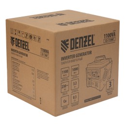 Denzel Генератор инверторный GS-1100iF, 1,1 кВт 94706