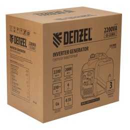 Denzel Генератор инверторный GS-2200iS, 2,2 кВт 94713