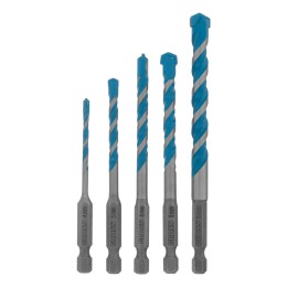 Gross Набор сверл универсальных, Multipurpose PRO, 6-гр. хвостовик, 4-10мм, 5шт 706017