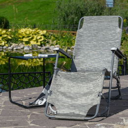 НИКА Столик садовый приставной НСТ2/Ч матовый черный