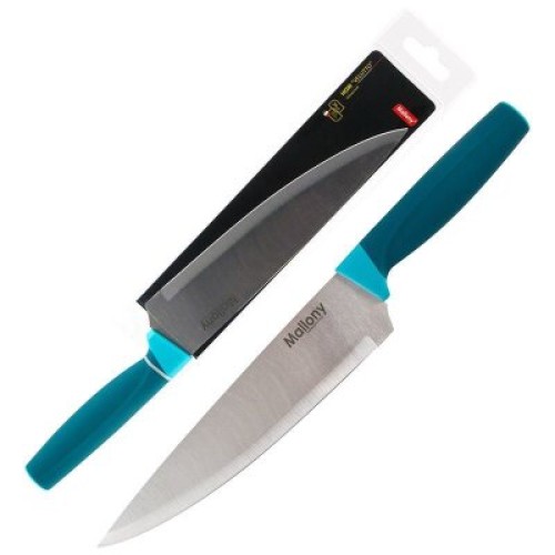 Нож Mallony VELUTTO MAL-01VEL поварской лезвие 20 см с рукояткой soft touch