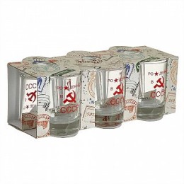 ДЕКОСТЕК Набор стопок 6 штук 50 мл 1022/DP Рожденный в СССР